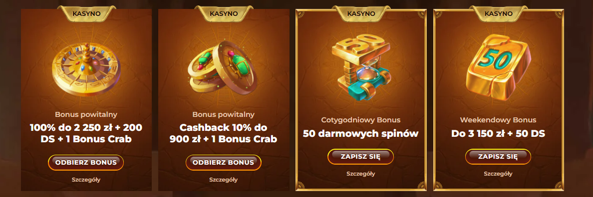 Amunra Casino bonusy